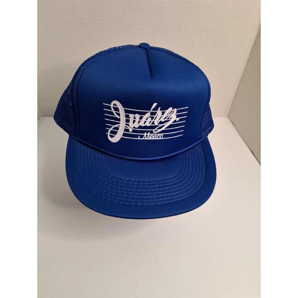 Cobra Caps Juarez Mexico Trucker Hat Royal‎ Blue Mesh Snapback Hat Mens